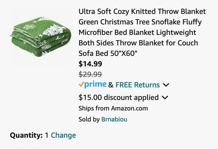 Amazon Knitted Christmas Throw Blankets 2024 2