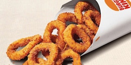 Burger King onion rings for National Onion Ring Day