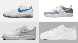 nike air force ones shoes collage