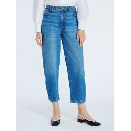 Free Assembly Women's Barrel Jeans