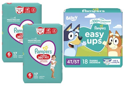 3 Pampers Packs