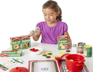 walmart melissa and doug deluxe pizza and pasta play set