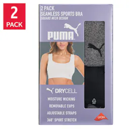 PUMA Women's Sports Bra 2-Pack
