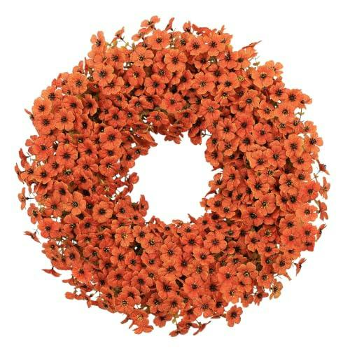 Orange Fall Wreath