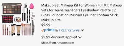 cart makeup