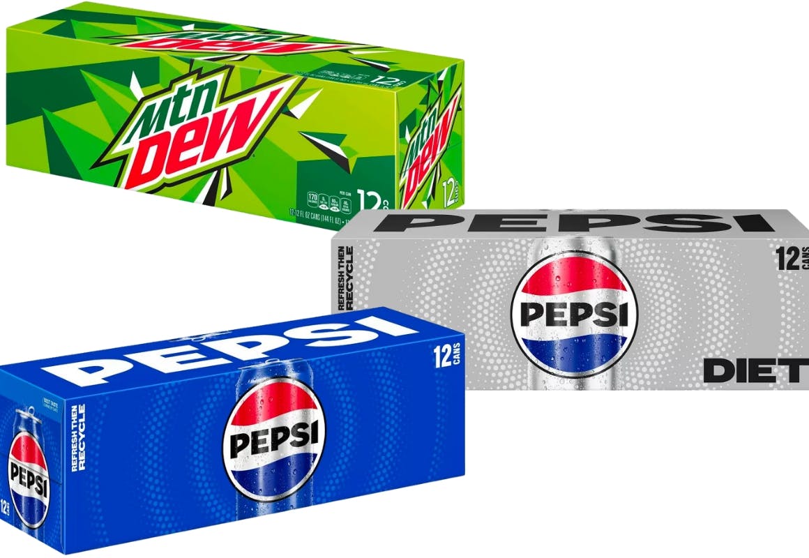 6 Pepsi Brand 12-Packs