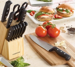 Farberware Knife Block 22-Piece Set, Only $18.49 on Amazon card image