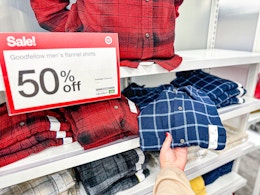 Goodfellow & Co Men's Flannel Shirts, Only $9.50 at Target (Reg. $20) card image