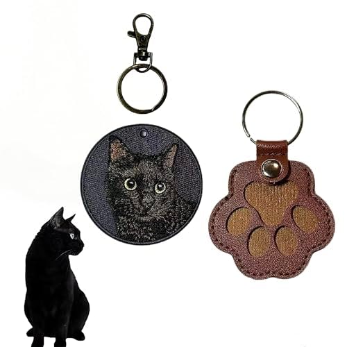 Pet Paw Print Keychain 3-Pack