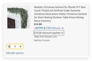 garland promo code