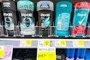 axe deodorant on store shelf at dollar general