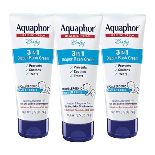 Aquaphor Diaper Rash Cream 3-Pack