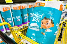 Angel Soft Toilet Paper Pack, Only $4.95 at Dollar General card image