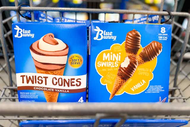 Blue Bunny Ice Cream Cones, as Little as $3.22 per Box at Walmart card image