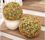Faux Floral Spheres