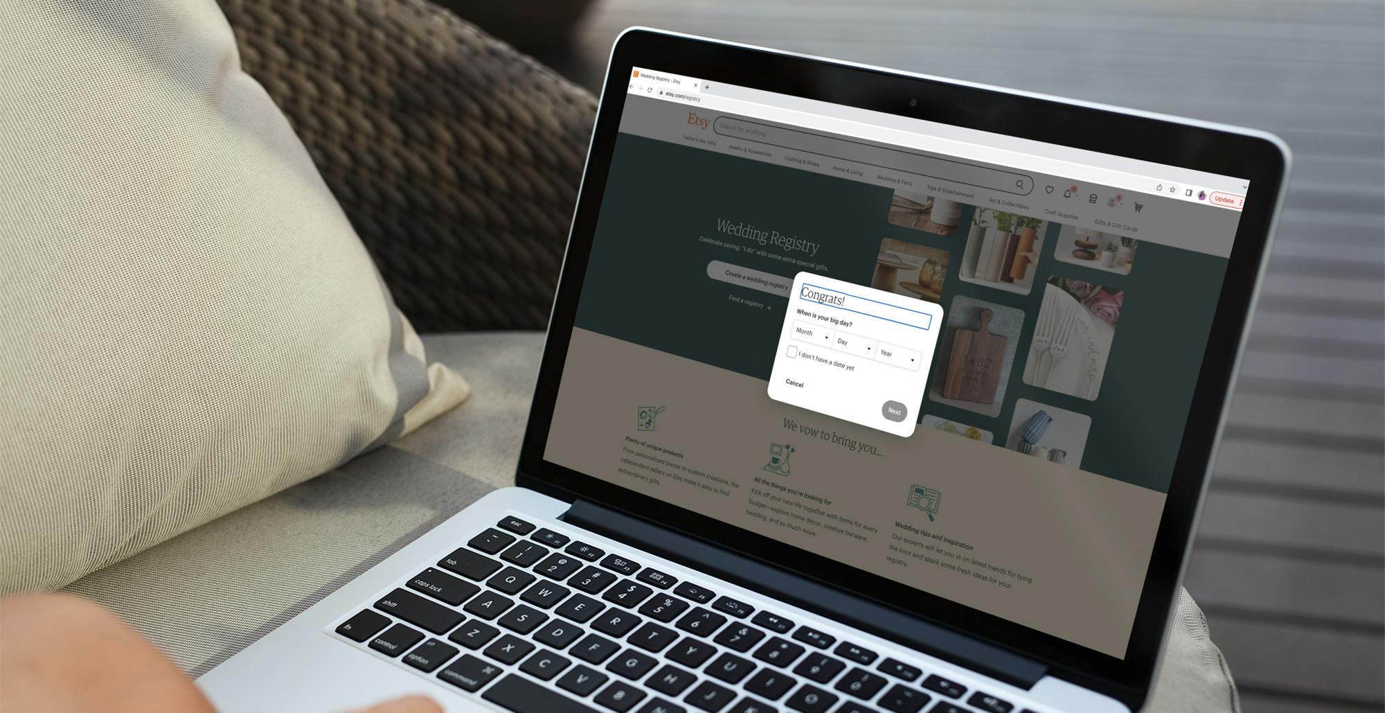 Get the Most Out of a New Etsy Wedding Registry (And Enter to Win $2,000!)
