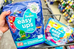 Pampers Easy Ups Diaper Packs, Only $5.60 at Walgreens card image