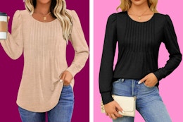 Bestselling Women's Tunic Blouse, Now Just $14 at Walmart card image