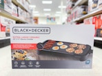 black+decker griddle sitting in a target aisle
