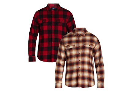 George Men's Flannel Shirt