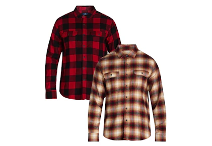 George Men's Flannel Shirt