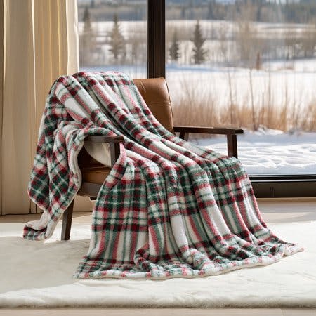 Cozy Christmas Throw