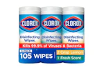 3 Clorox Disinfecting Wipes 3-Packs