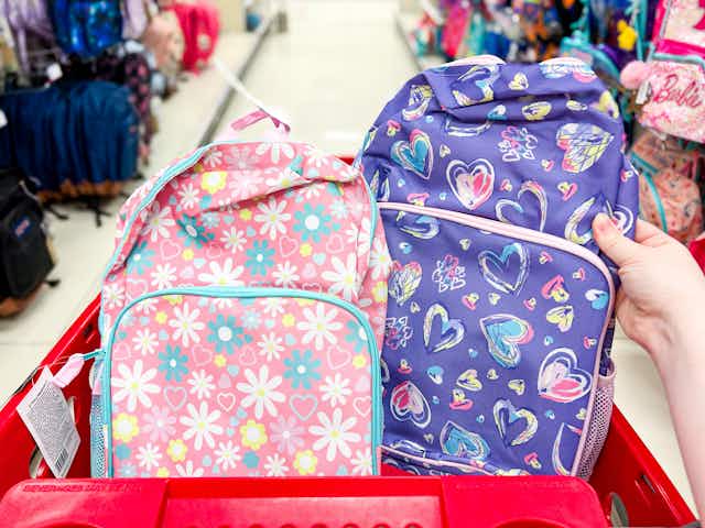 Score 17-Inch Kids' Backpacks for $5 at Target card image