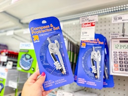 Compass and Protractor Set, Only $1.89 at Target (Top Seller) card image