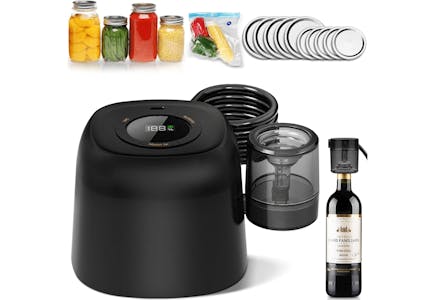 Electric Mason Jar Vacuum Sealer Kit