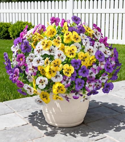 Artificial Pansy Flowers