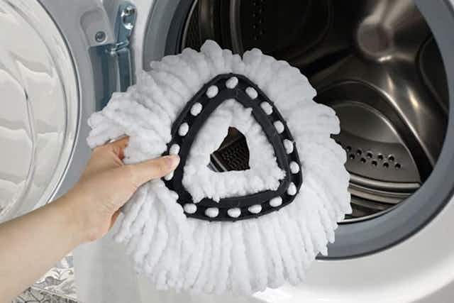 Spin Mop Replacement Head 2-Pack, Just $4 With Amazon Promo Code card image