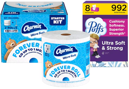 2 Charmin + 1 Puffs