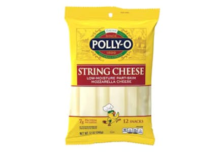 2 Polly-O String Cheese Packs