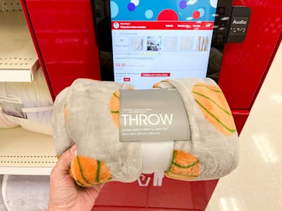 Basketball Plush Throw Blanket