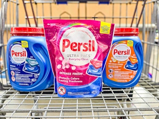 three persil ultra pacs in walmart cart