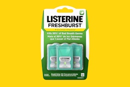 Listerine Pocketpaks 3-Pack: Buy 2 for $6.88 on Amazon (Reg. $13.90) card image