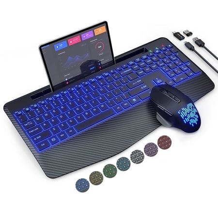 Wireless Keyboard and Mouse Combo