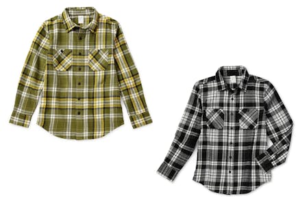 Thereabouts Kids’ Long Sleeve Flannel
