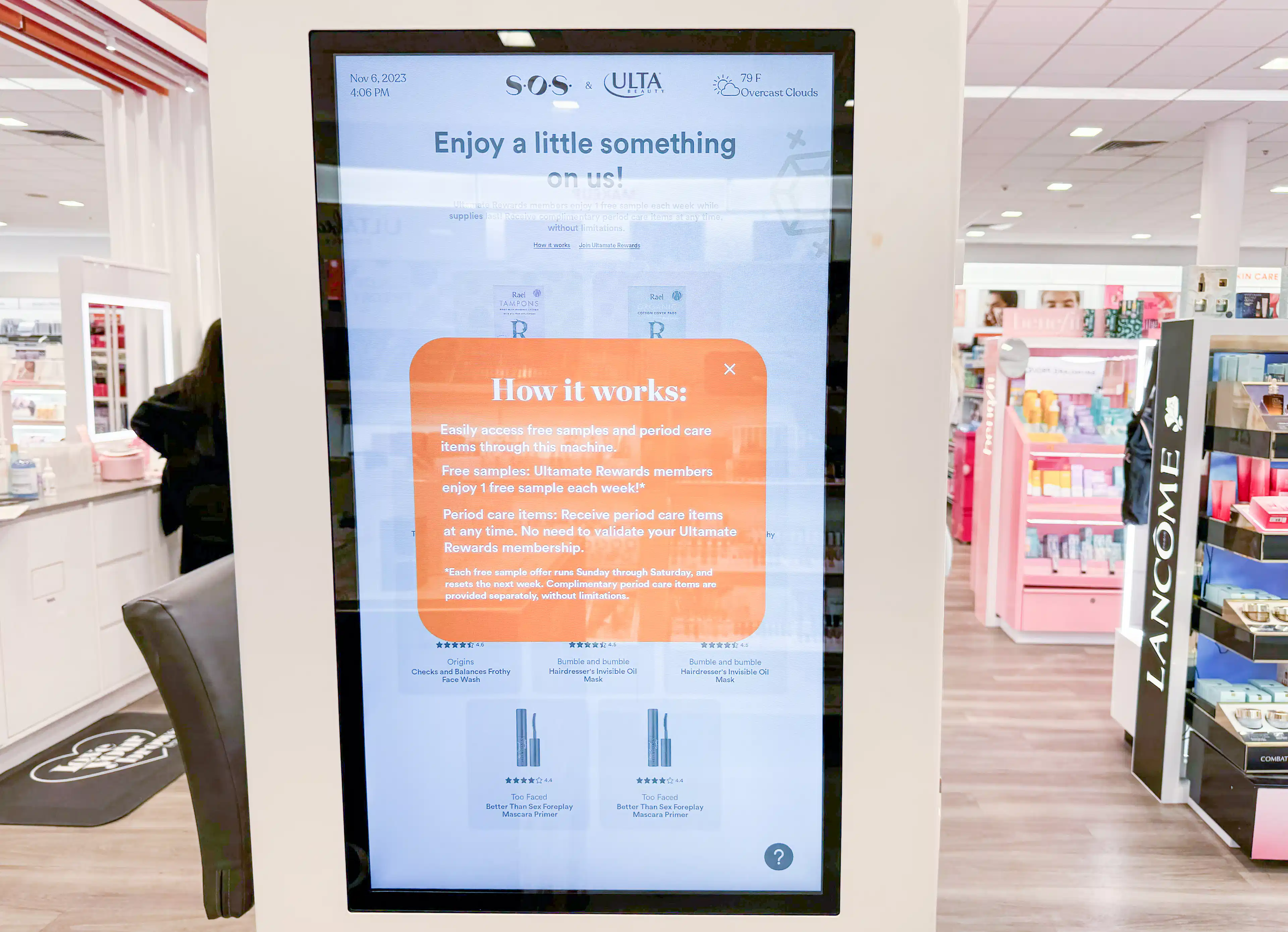 Sampling Kiosk Ulta Free Samples Vending Machines: Where to Find These Beauty Freebies ...