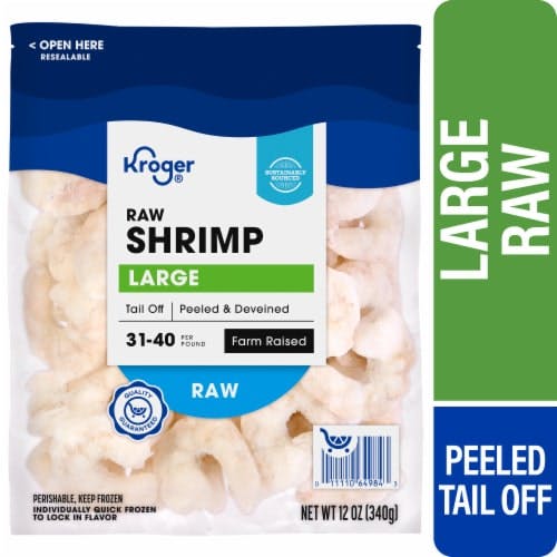 2 Kroger Shrimp Bags