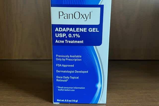 PanOxyl Adapalene 0.1% Leave-on Gel, as Low as $5.95 on Amazon card image