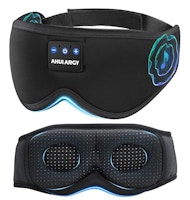 Ice Silk Sleep Mask With Headphones