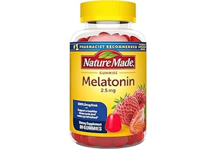 2 Nature Made Melatonin Gummies