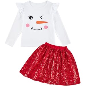 Kids' Christmas 2-Piece Outfit Set