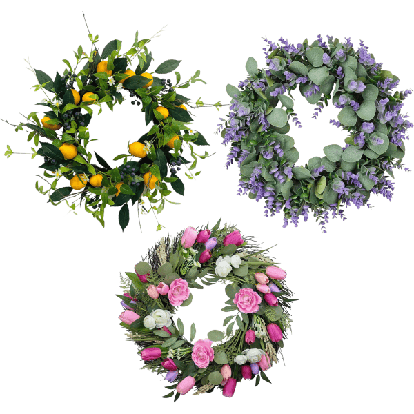 Glowing Petals Solar Wreath