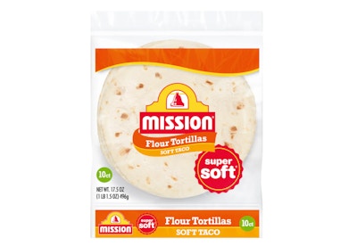 2 Mission Flour Tortilla Packs