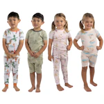 Burt's Bees 4-Piece Kids' Pajama Set