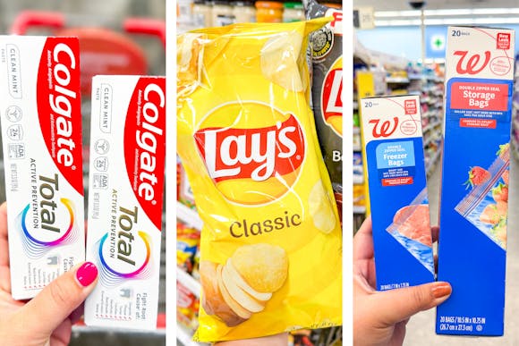 Top Coupon Deals: $0.39 Toothpaste, $2 Lay's Chips, $0.93 Food Bags