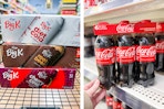 big k coca cola soda collage